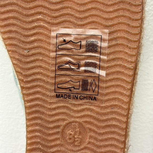 Soludos Women's Embroidered Espadrilles - Light Blue - Picture 6 of 8